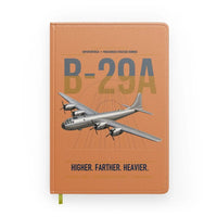 Thumbnail for B-29A Superfortress design on orange notebook