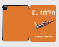 Thumbnail for F-107A Ultra Sabre design on orange ipad tablet case