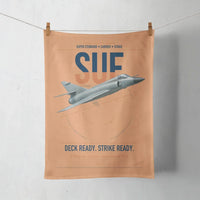 Thumbnail for Dassault Super Étendard design on orange towel