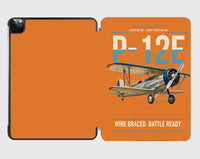 Thumbnail for Boeing P-12E design on orange ipad tablet case