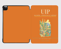 Thumbnail for Quimper–Cornouaille Airport (UIP) design on orange ipad tablet case