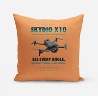 Thumbnail for Skydio X10 design on orange pillow