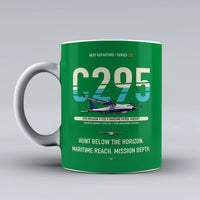 Thumbnail for C295 MPA-ASW Mug design on green airbus