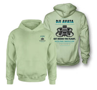 Thumbnail for DJI Avata design on light green hoodie