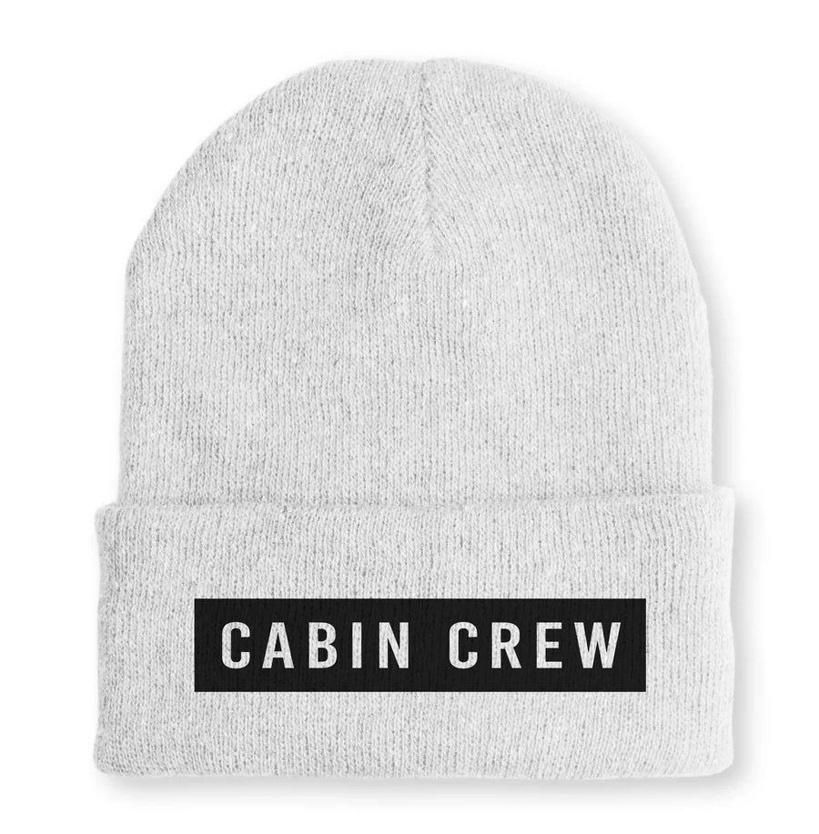 Cabin Crew Text Embroidered Beanie - view 10