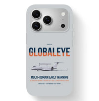 Thumbnail for Saab GlobalEye design on light gray magsafe iphone case, for iPhone 17 Pro