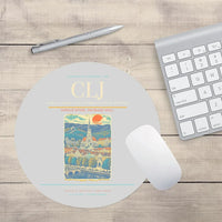 Thumbnail for Avram Iancu Cluj International Airport CLJ Mouse-Pad Round - Light Gray