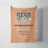Thumbnail for Cirrus Vision Jet G2+ design on orange towel