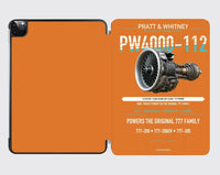 Thumbnail for PW4000-112 design on orange ipad tablet case
