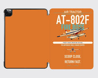Thumbnail for Air Tractor AT-802F Fire Boss design on orange ipad tablet case