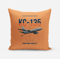 Thumbnail for KC-135 STRATOTANKER design on orange pillow