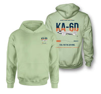 Thumbnail for KA-6D Intruder design on light green double-side hoodie, double-side print