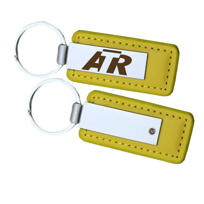Customisable ATR & Text Faux Leather Key Chain - view 10