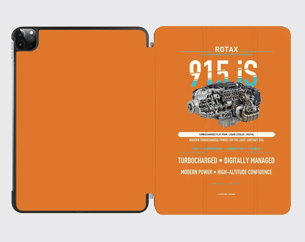 915 iS design on orange ipad tablet case