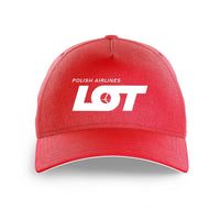 Thumbnail for LOT Polish Airlines logo printed on red cap