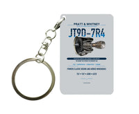 Thumbnail for JT9D-7R4 Key Chain design on light gray key chain