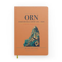 Thumbnail for Ahmed Ben Bella Airport (ORN) design on orange notebook