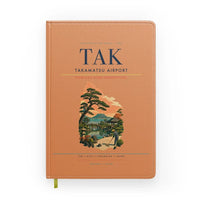 Thumbnail for Takamatsu Airport (TAK) design on orange notebook