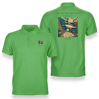 Thumbnail for VINTAGE G4326 - The Silk And Bamboo Test - Double-Side Polo T-Shirt design on lightgreen