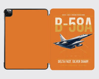 Thumbnail for B-58A Hustler design on orange ipad tablet case