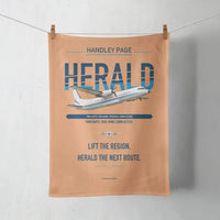 Thumbnail for Handley Page HPR.7 Dart Herald design on orange towel