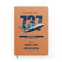 Thumbnail for Boeing 737-700 NG design on orange notebook