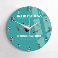 Thumbnail for DJI Mavic 4 Pro design on turquoise no frame wall clock