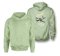 Thumbnail for SIGNAL 22 - Adventure Has A Flight Plan - Double-Side Hoodie design on light green double side hoodie