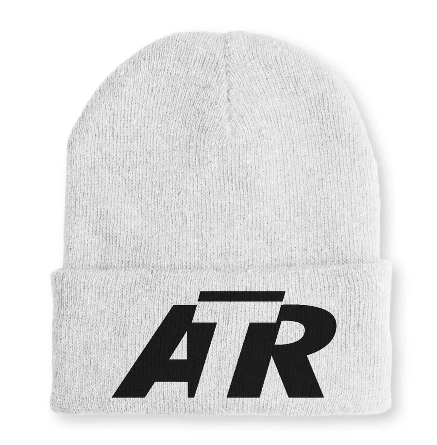 ATR & Text Embroidered Beanie - view 10