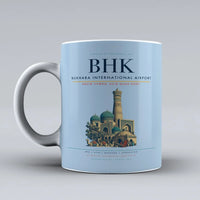 Thumbnail for Bukhara International Airport BHK Mug - Light Blue