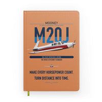 Thumbnail for Mooney M20J 201 design on orange notebook