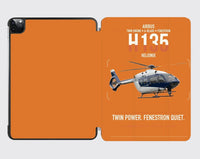 Thumbnail for Airbus H135 design on orange ipad tablet case