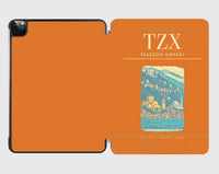 Thumbnail for Trabzon Airport (TZX) design on orange ipad tablet case