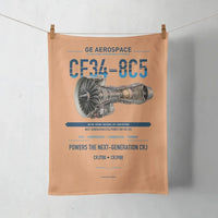 Thumbnail for CF34-8C5 design on orange towel