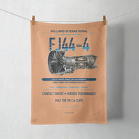 Thumbnail for FJ44-4 design on orange towel