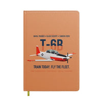Thumbnail for T-6B Texan II Naval Aviator Training design on orange notebook