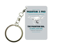 Thumbnail for DJI Phantom 3 Professional Key Chain design on light gray key chain