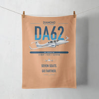 Thumbnail for Diamond DA62 design on orange towel