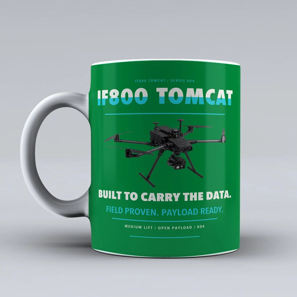 Flight IF800 Tomcat Mug design on green inspired