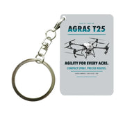Thumbnail for DJI Agras T25 Key Chain design on light gray key chain