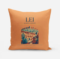 Thumbnail for Almería Airport (LEI) design on orange pillow