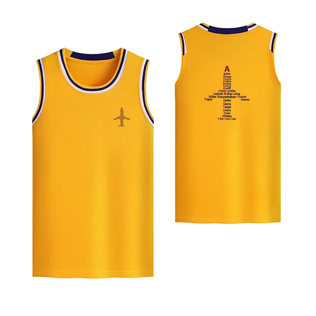 Customisable Aviation Alphabet Basketball Print - view 10