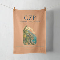 Thumbnail for Gazipasa-Alanya Airport (GZP) design on orange towel