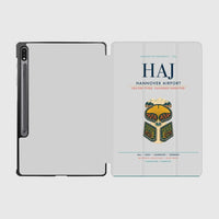 Thumbnail for Hannover Airport (HAJ) design on light gray samsung tablet tablet case
