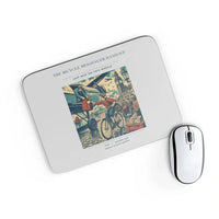 Thumbnail for VINTAGE G4311 - The Bicycle Messenger Handoff - Designed Mouse Pads design on lightgray rectangle