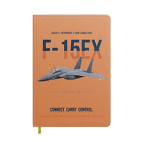 Thumbnail for F-15EX Eagle II Connect Carry Control design on orange notebook