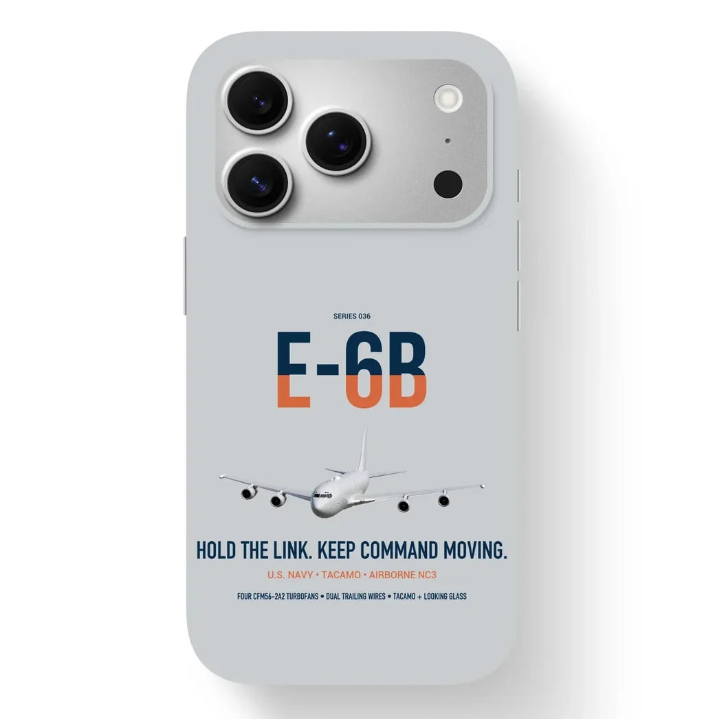 E-6B Mercury design on light gray magsafe iphone case, for iPhone 17 Pro