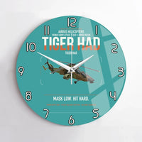 Thumbnail for Airbus Helicopters Tiger HAD design on turquoise no frame wall clock
