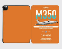 Thumbnail for Piper M350 design on orange ipad tablet case