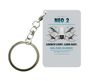 Thumbnail for DJI Neo 2 Key Chain design on light gray key chain